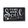 it is well with my soul, sign, - Barn Owl Primitives, vintage wood signs, typography decor, 