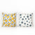 Star / lemon Reversible Pillow