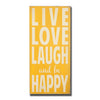live, love, laugh, and be happy, sign, - Barn Owl Primitives, vintage wood signs, typography decor, 