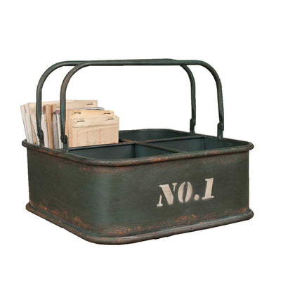 no. 1 metal bin, decor, - Barn Owl Primitives, vintage wood signs, typography decor,