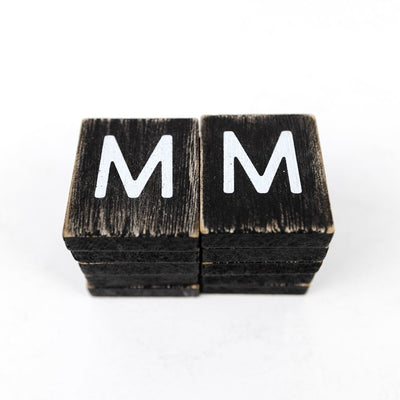 Extra Individual Letters for Letter Boards Black Tiles
