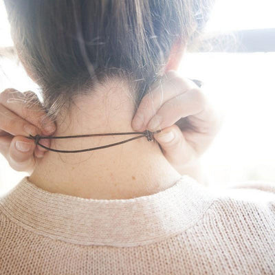 be still. necklace