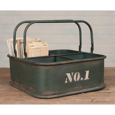 no. 1 metal bin, decor, - Barn Owl Primitives, vintage wood signs, typography decor,