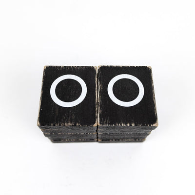 Extra Individual Letters for Letter Boards Black Tiles