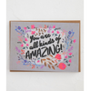 NEW You Are All Kinds of Amazing Greeting Card