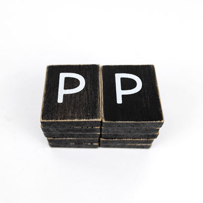 Extra Individual Letters for Letter Boards Black Tiles