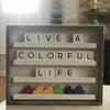 Rainbow Hearts for Letter Boards