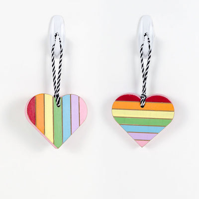Love Wins Wooden Heart