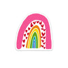 rainbow love sticker