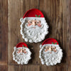 Jolly Santa Plates - set of 3