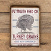 Turkey Grains print - Distressed Frame