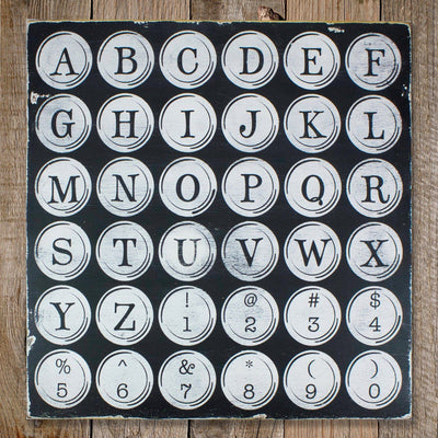 type key chart