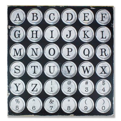 type key chart
