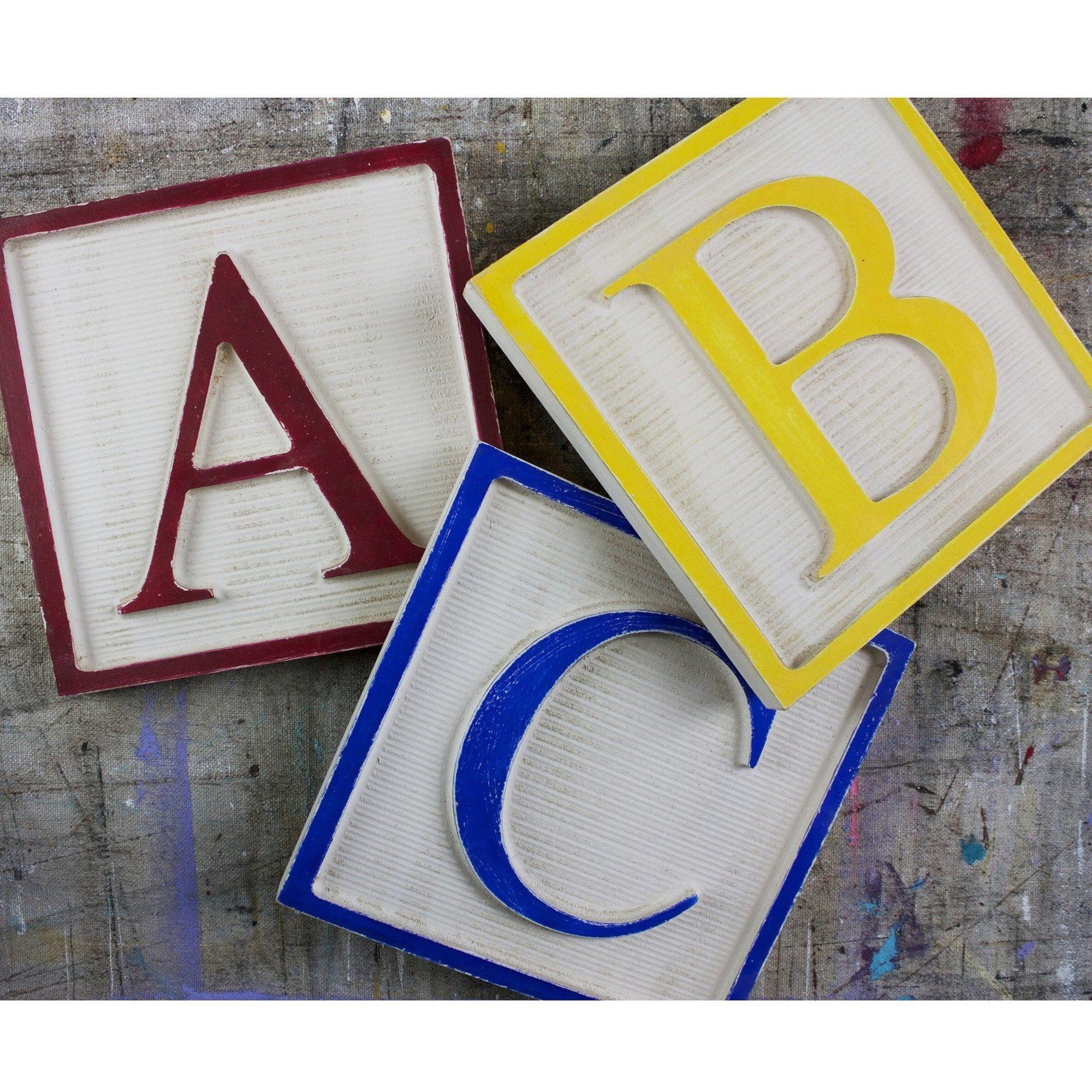 Vintage letter blocks shop