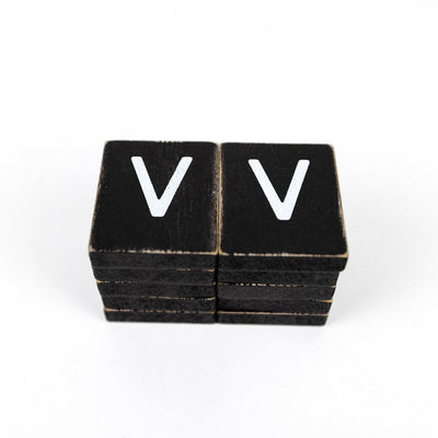 Extra Individual Letters for Letter Boards Black Tiles