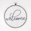 Welcome Round Reversible Sign