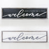 Welcome to Ours Reversible Sign