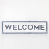 Welcome with Herringbone Reversible Sign