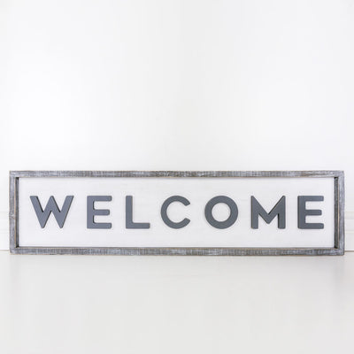 Welcome Reversible Sign