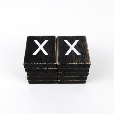 Extra Individual Letters for Letter Boards Black Tiles