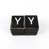 Extra Individual Letters for Letter Boards Black Tiles