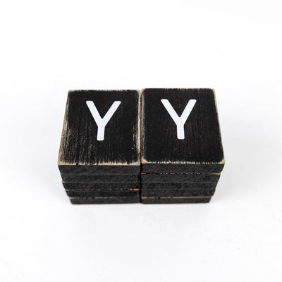 Extra Individual Letters for Letter Boards Black Tiles