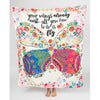 Your Wings Exist Tapestry Blanket